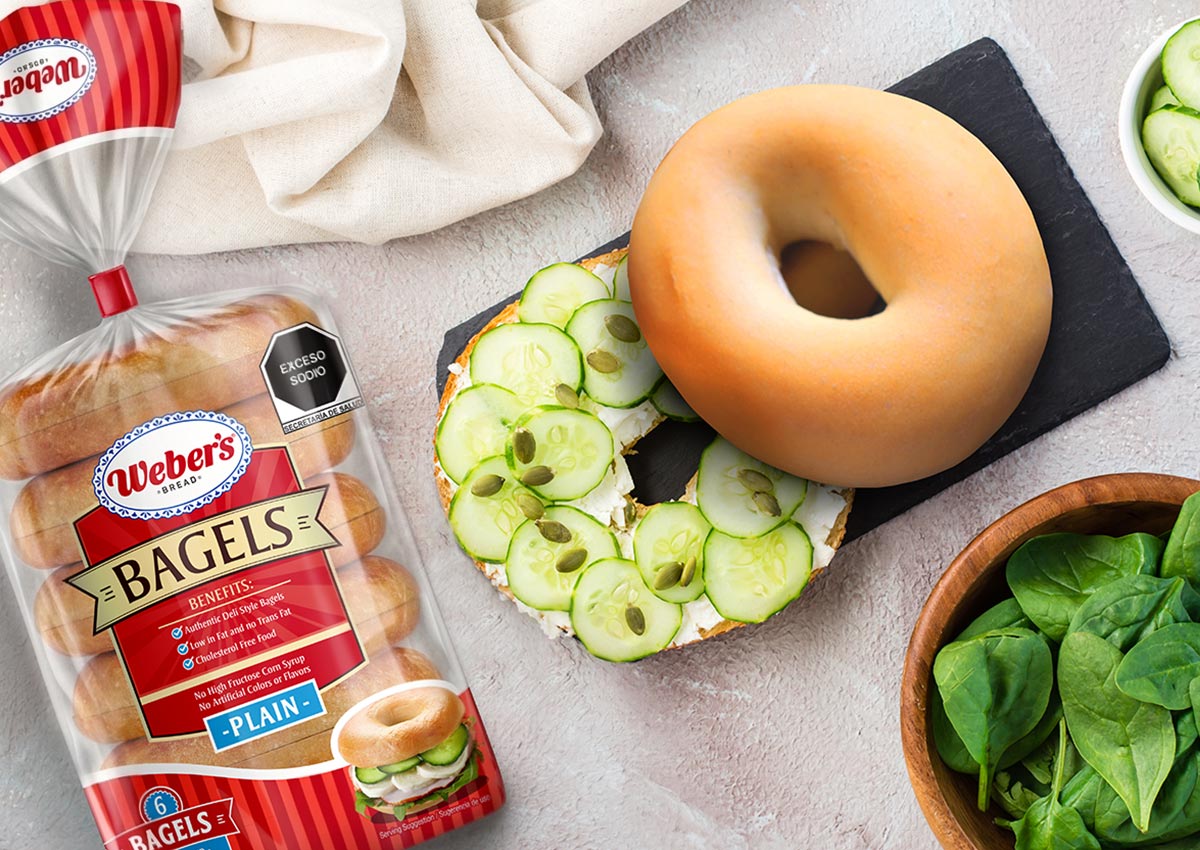 Imaginity, Weber´s, Bread, Bagels, Plain, Traditional, Breakfast, USA