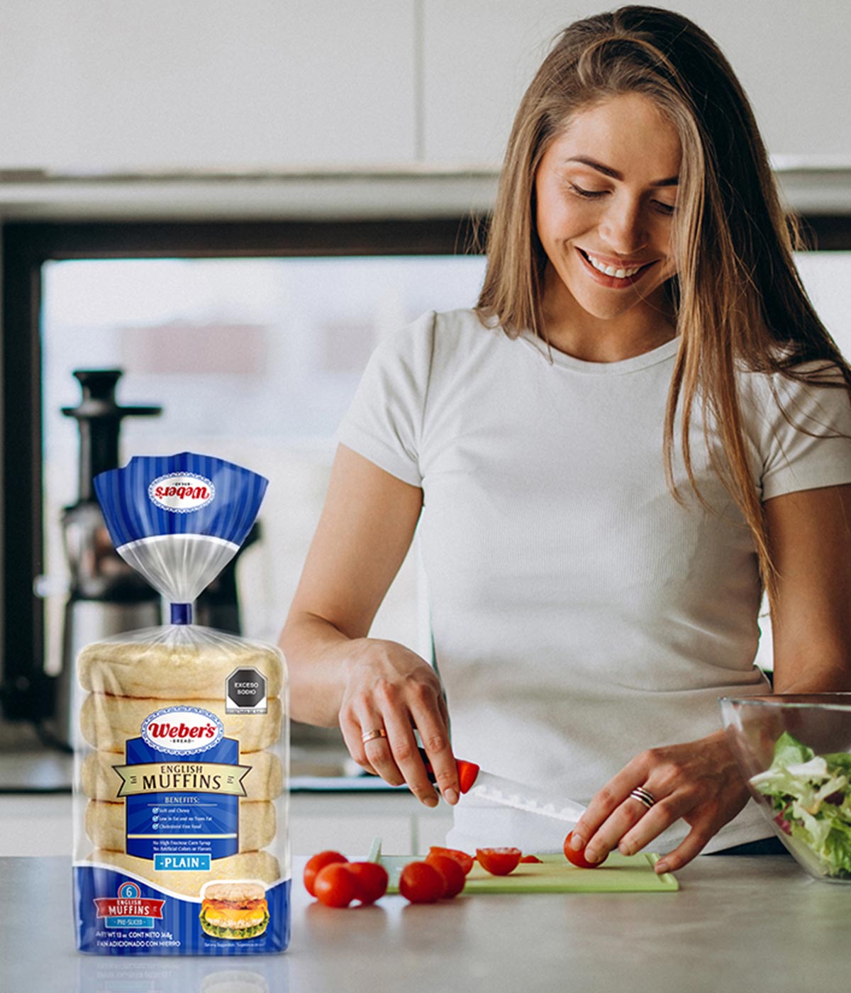 Imaginity, Weber´s, English Muffins, Plain, Packaging Design, Food