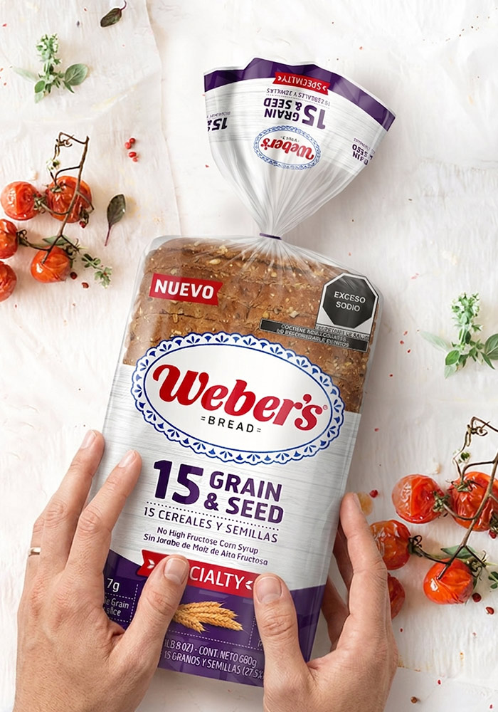 Imaginity, Weber´s, Specialty, Bread, Packaging Design, 15 Grain And Seed, Artisan Food