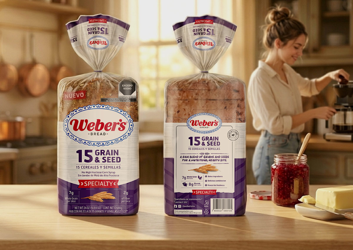 Imaginity, Weber´s, Specialty, Special Bread, Packaging Design, 15 Grain And Seed,