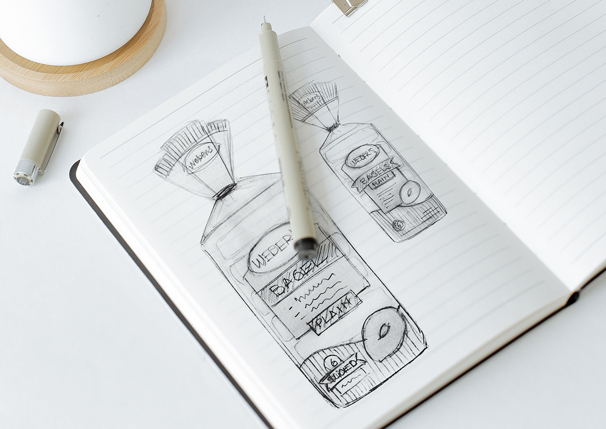 Imaginity, Weber´s, Traditional Bread, Classic, Bagels, Sketch
