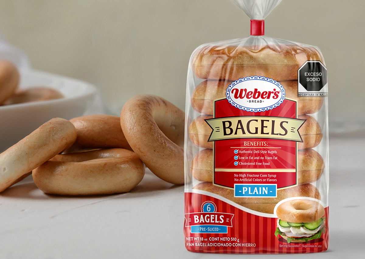 Imaginity, Weber´s, Traditional Bread, Classic, Bagels, USA