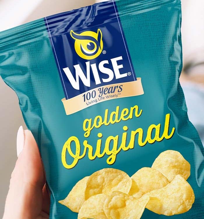 Imaginity, Wise Snacks 100 years, Branding, Logo