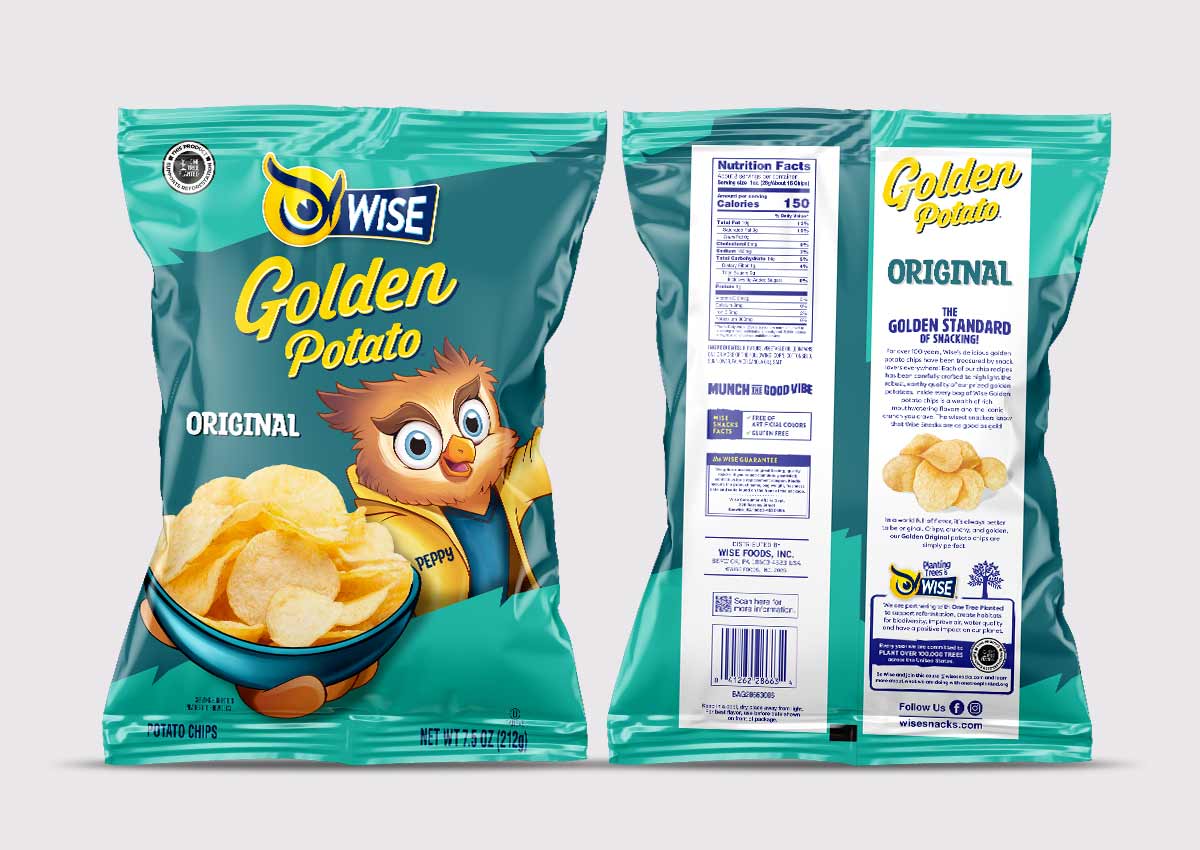 imaginity, wise peppy, packaging design, front back