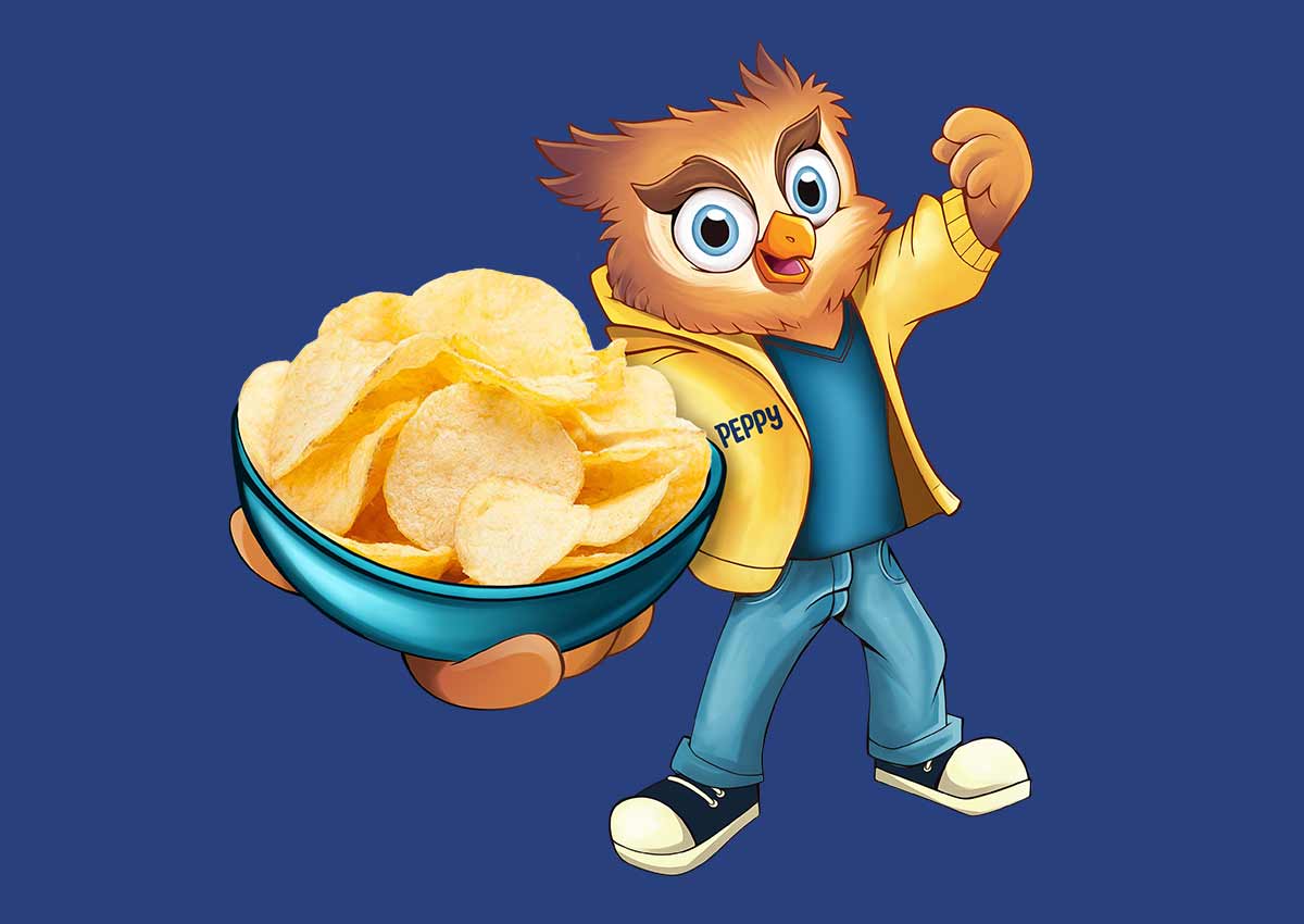 imaginity, wise peppy, mascot design, peppy
