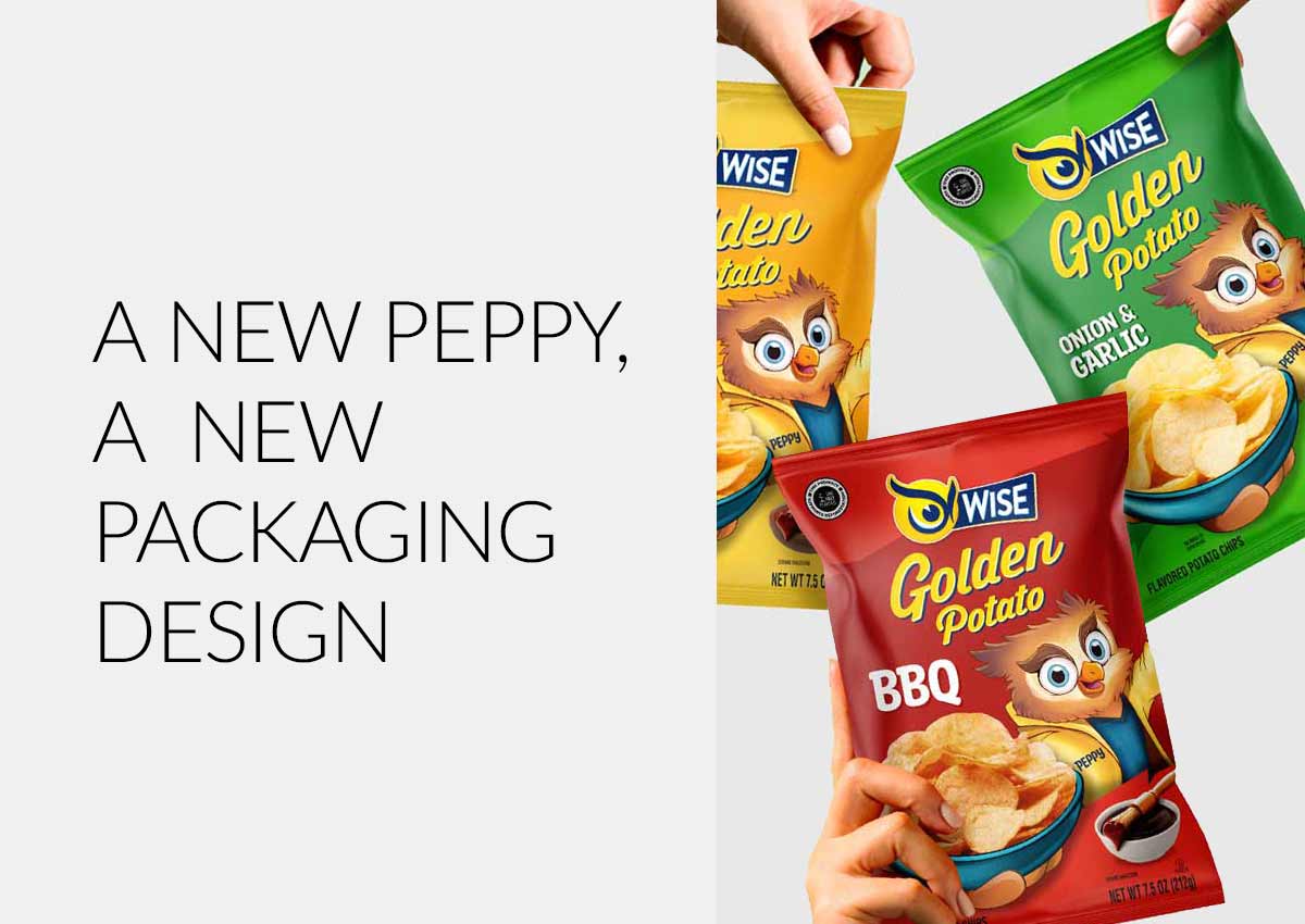 imaginity, wise-peppy, diseño de packaging, título, mano pack
