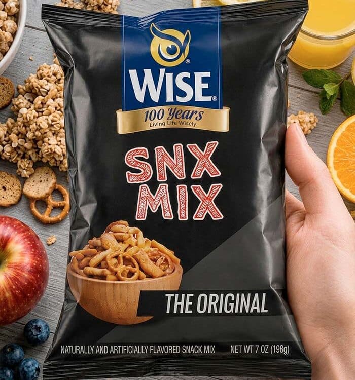 Imaginity, Wise Snacks, Snx Mix, Packaging Design, Snack Mix