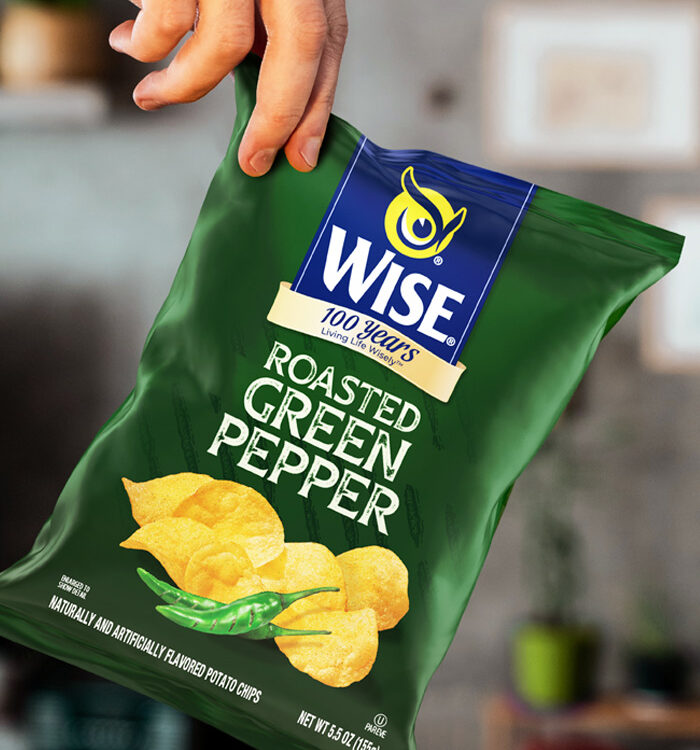 Imaginity, Wise, Roasted Green Pepper, Package, Snack, French Fries