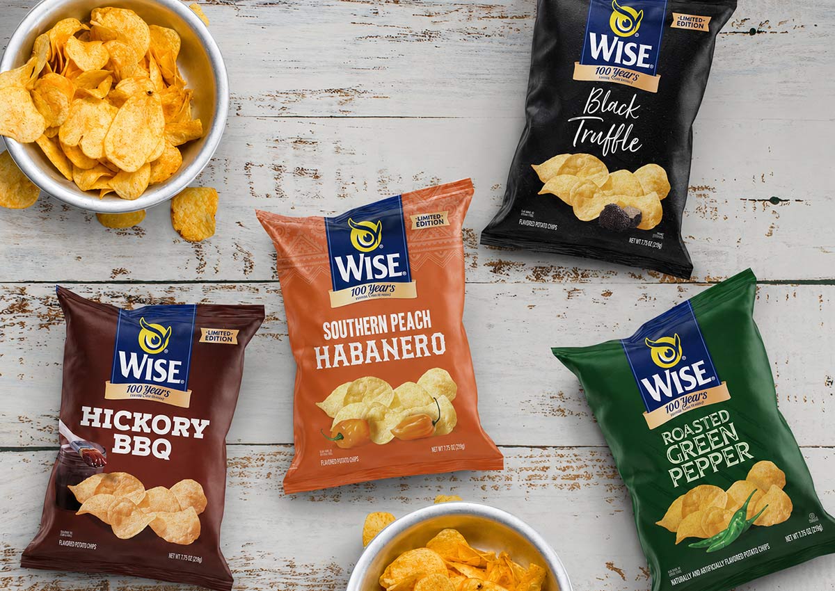 Imaginity, Wise Snacks, 100 Years, Anniversary, Potato Chips, Limited Edition