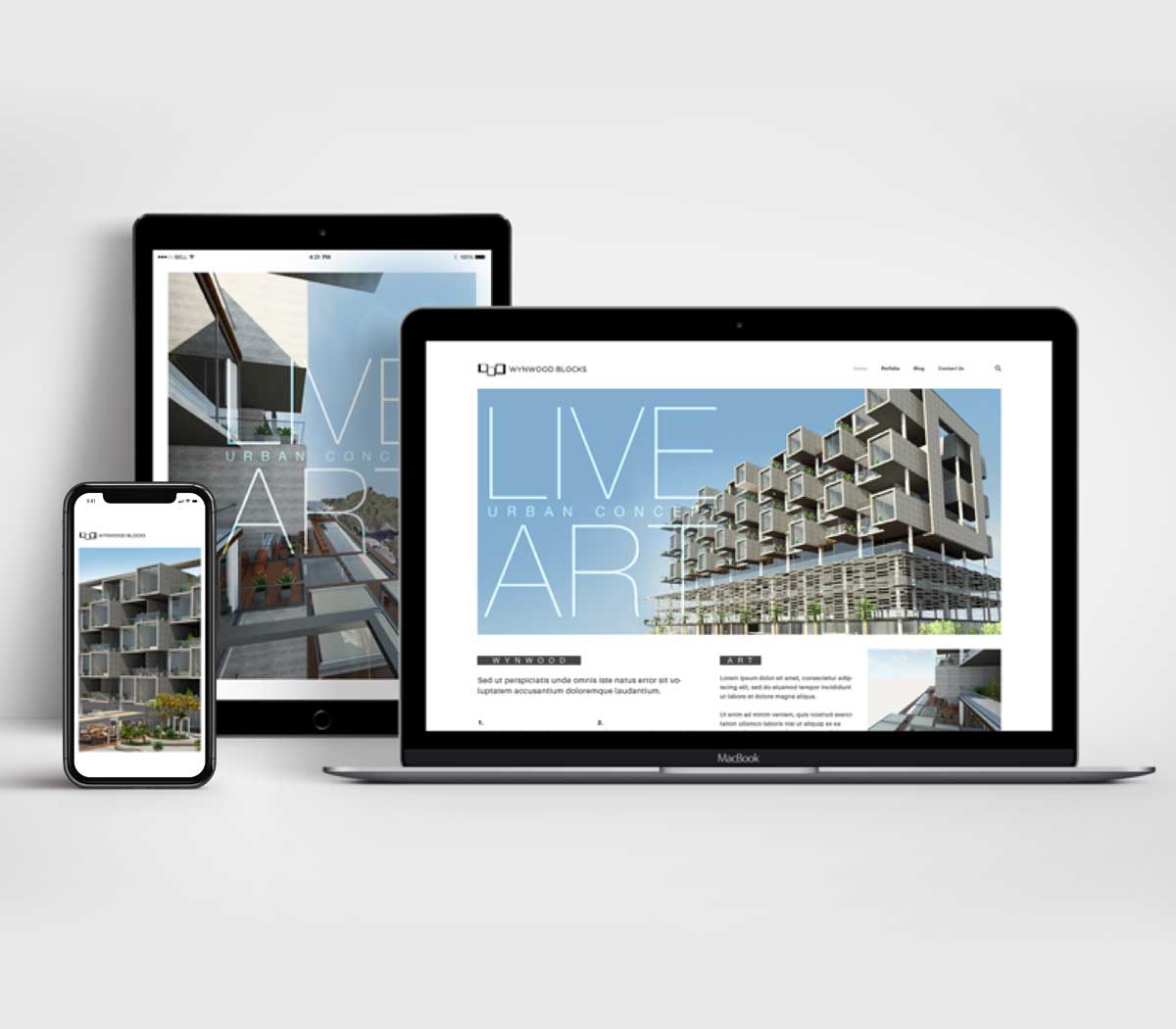 imaginity, wynwood blocks, branding, digital responsive