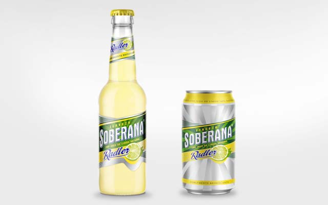 New packaging design for Soberana beer in its Radler variety, Heineken, Panama - Imaginity