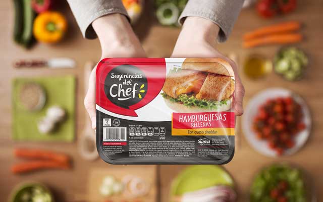 Packaging design and branding for the new line of ready-made frozen foods, Chef's Suggestions from Mexico. Design: Imaginity.
